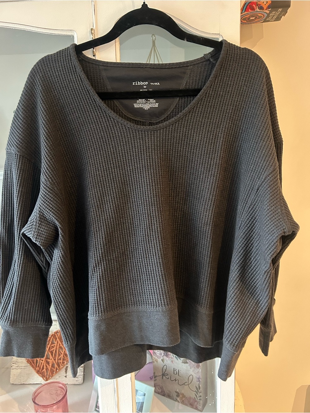 Plenty brand (ribbon luxe) thermal long sleeve